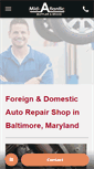 Mobile Screenshot of midatlanticmufflerandbrake.com
